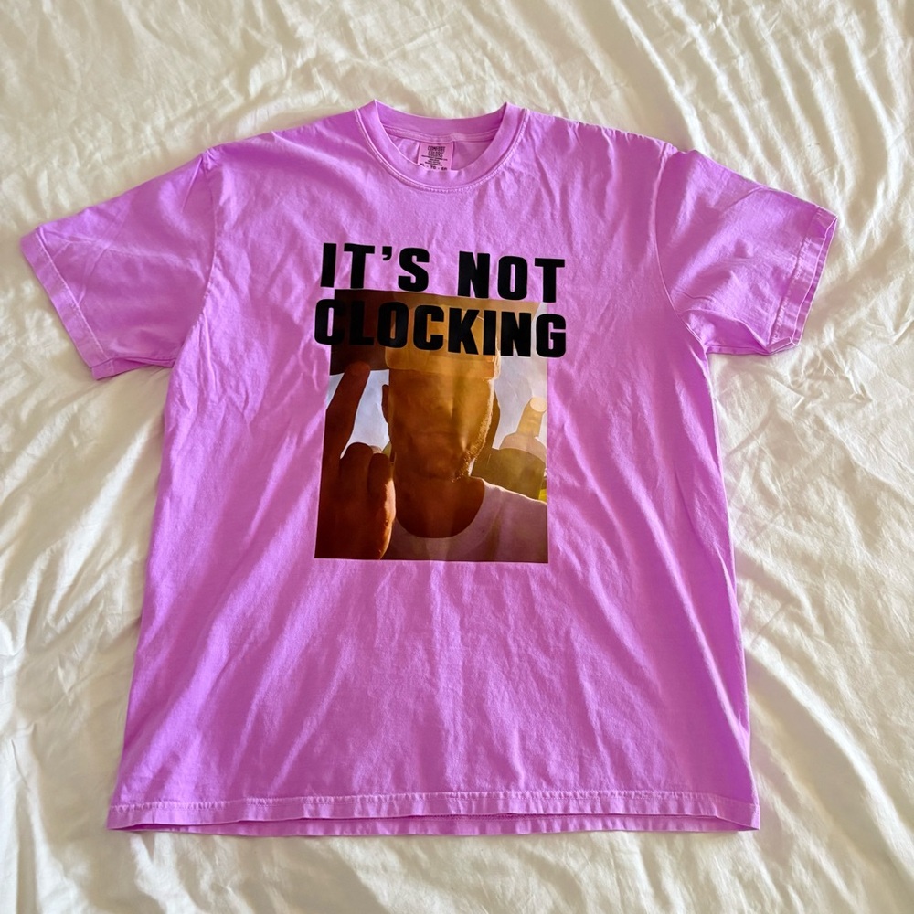 Justin Bieber It’s Not Clocking Purple T-Shirt